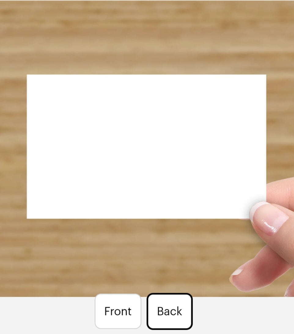 Mini gift note