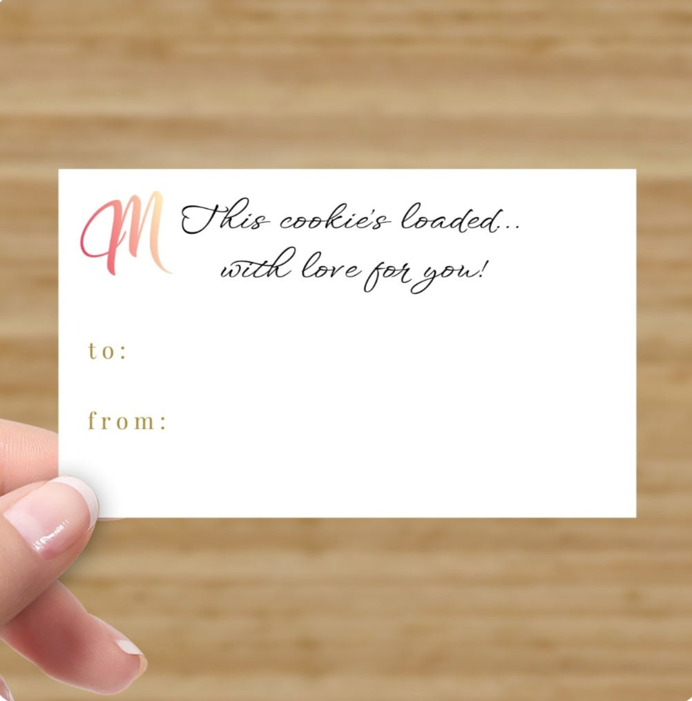 Mini gift note